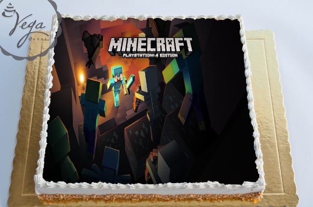 Торта с картинка minecraft ID 838