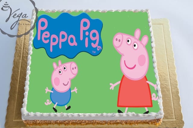 Торта с картинка Peppa Pig ID 847
