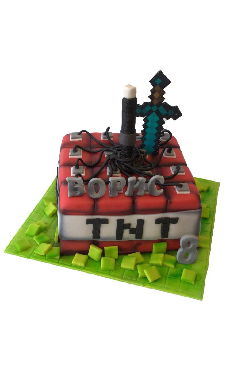 Торта "Minecraft TNT" ID 1401