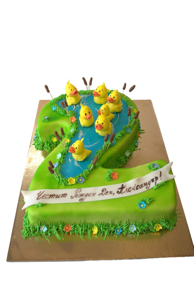 Торта "Патици Цифра 2" ID 1417