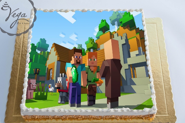 Торта с картинка minecraft, ID 836
