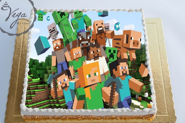 Торта с картинка minecraft ID 837